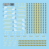 MASTER Water Slide Decal E001 E002 Garage Cage Hangar Stand General Use Collectibles
