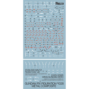 1010 Water Slide Decal for 1/100 Wing Zero EW FIX Color Ver 1010MG040