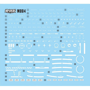 MASTER Water Slide Decal M004 RE 1/100 Guncannon Detector Collectibles