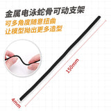 MOSHI MS121 Black White Snake shaped Movable ABS Base Stand for BB / MG / HG General Use (Kits not included)