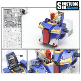 SH STUDIO Upgrade Metal Etching Parts for 1/100 MG ZZ Ver.ka