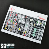 SH STUDIO Upgrade Metal Etching Parts for MG 1/100 Sazabi Ver.ka
