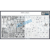 SH STUDIO Upgrade Metal Etching Parts for 1/100 MG ZZ Ver.ka