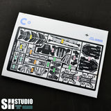 SH STUDIO Upgarde Metal Etching Parts for MG 1/100 Sinanju Stein Ver.ka
