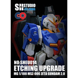 SH STUDIO Upgrade Metal Etching Parts for MG 1/100 ZETA 2.0