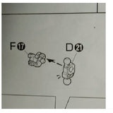 CD butcher parts for 6605 fighter astray blue frame second revise