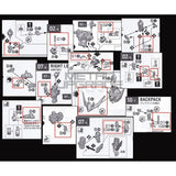 CA MGSD barbatos B11 B24 B26 B28 B34 B35 B42 E6 D 2 D 3 D 4 D 5 D 1 metal replacement spare parts