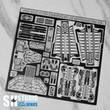 SH STUDIO Upgrade Metal Etching Parts for MG 1/100 ZZ Ver.ka Enhanced Pack