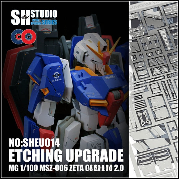 SH STUDIO Upgrade Metal Etching Parts for MG 1/100 ZETA 2.0