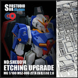 SH STUDIO Upgrade Metal Etching Parts for MG 1/100 ZETA 2.0