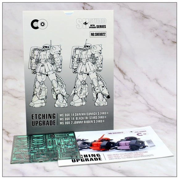SH STUDIO Upgrade Metal Etching Parts for MG 1/100 Zaku 2 Series