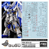 GUGU RG 1/144 Hi-V  Water Slide Decal GUGURG008