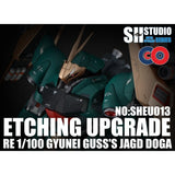 SH STUDIO Upgrade Metal Etching Parts for RE 1/100 Gyunei Guss's Jagd Doga