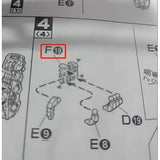 CD 6601 01 butcher parts for Red Frame Kai  Replacement
