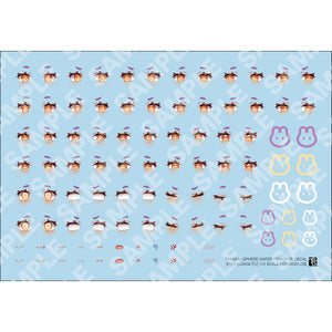 Transamsphere TRS 1/12 EYES SCALE COMMON USE decal PUNIMOFU TU Water Slide Decal (Kits not included) TRSQTTO011