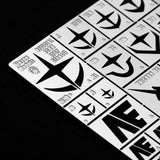 Alexen AJ0077 Stencil Pad for HG MG GM series EFF Number Sign Logo