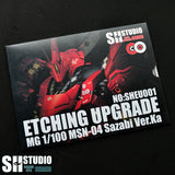SH STUDIO Upgrade Metal Etching Parts for MG 1/100 Sazabi Ver.ka