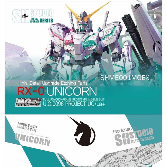 SH STUDIO Upgrade Metal Etching Parts for MGEX 1/100 Unicorn