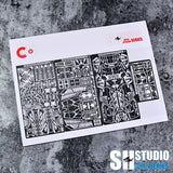 SH STUDIO Upgrade Metal Etching Parts for MEGA 1/48 Unicorn