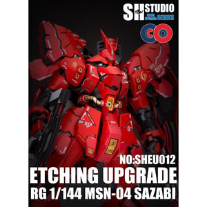 SH STUDIO Upgrade Metal Etching Parts for RG 1/144 SAZABI