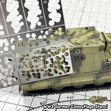 Alexen Stencil model tools for AJ0110 WW2 German 1/72 Tank