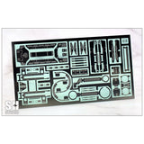 SH STUDIO Upgrade Metal Etching Parts for MG 1/100 White Ogre / Char Aznable's / MS-06J MS-06F Zaku