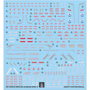 YAN FLAME Water Slide Decal GHOST HG 1/144 Force Impulse Spec 2 (YANHG059) 20250721