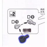 CA MG Luna Zaku D9 D10 J1 Metal replacement spare parts