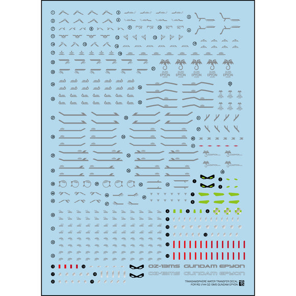 Transamsphere TRS Water Slide Decal RG 1/144 Epyon TRSRG019