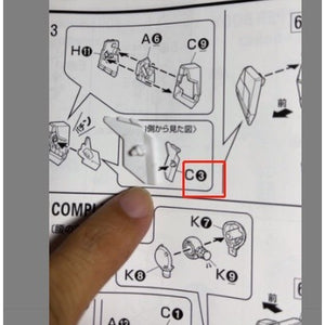 CD butcher parts for 6638 Full armor unicorn C6