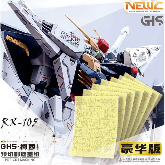 NewC GHS 1/144 RX-105 XI GK PRO Masking Tape Pre Cut (Kits not included)