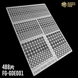 Alexen GDE001 GDE002 GDE003 GDE004 GDE005 Detail Part Upgrade Etching Parts Sheet