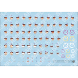 Transamsphere TRS 1/12 EYES SCALE COMMON USE decal PUNIMOFU TU Water Slide Decal (Kits not included) TRSQTTO011