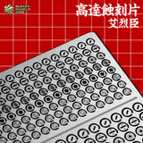 Alexen GDE001 GDE002 GDE003 GDE004 GDE005 Detail Part Upgrade Etching Parts Sheet