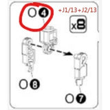 CD butcher parts for 8816 ASTRAEA