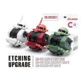 SH STUDIO Upgrade Metal Etching Parts for MG 1/100 White Ogre / Char Aznable's / MS-06J MS-06F Zaku