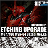 SH STUDIO Upgrade Metal Etching Parts for MG 1/100 Sazabi Ver.ka