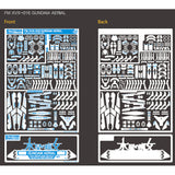 SH STUDIO Upgarde Metal Etching Parts for FM 1/100 Aerial
