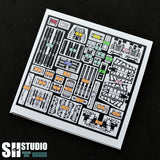 SH STUDIO Upgrade Metal Etching Parts for 1/100 MG ZZ Ver.ka