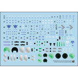 TRS Water slide decal For RG Astraea white Water slide decal Collectibles