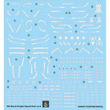 YAN FLAME Water Slide Decal GHOST for HG 1/144 SEED Black Knight Squad Rud-ro.A