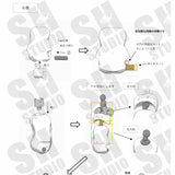 SH 1/12 MEGAMI DEVICE MD FAG MU073M KOI Doll Body Accessory Set Upgrade Resin GK Parts (Not kits,no model)