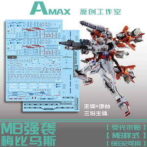 AMAX Water Slide Decal for 8832 MB GAT-X105 Strike / MOEBIUS + Stand decal AMAXMB020