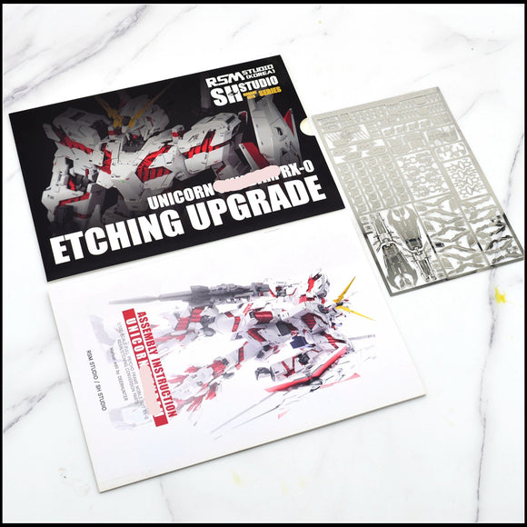 SH STUDIO Metal Etching Etched Upgrade Parts for Designer Special ver. MG 1/100 UNICORN