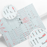 LNX Water Slide Decal for MG 1/100 NARRATIVE NT C-Packs Ver.ka
