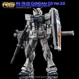 RG 1/144 RX-78-2 VER2.0 G3タイプ用 YAN GHOST 水転写デカール