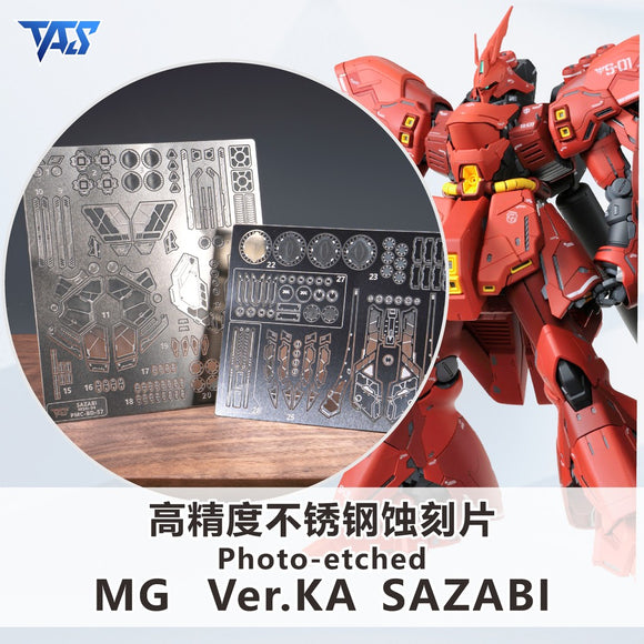 20250722 TAS Etching Parts for MG 1/100 SAZABI Ver ka