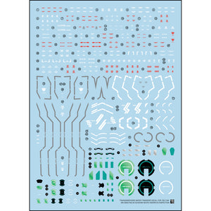 Transamsphere TRS RG 1/144 00 SEVEN 7 SWOR D Inspection WATER SLIDE DECAL TRSRG0237SI