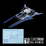 Transamsphere TRS RG 1/144 00 00R XN Raiser WATER SLIDE DECAL TRSRG023 TRSRG023XN