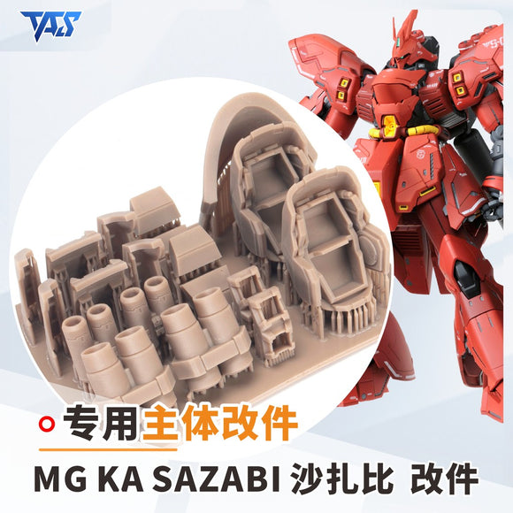 20250722 TAS 3D Print Detail Upgrade Parts for MG 1/100 SAZABI Ver.Ka